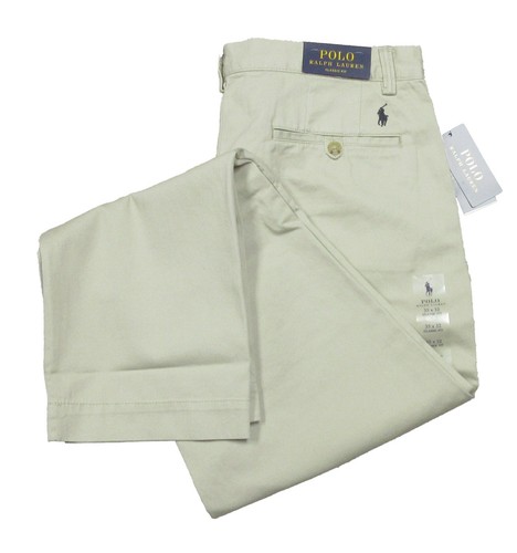 Pantalones chinos Polo Ralph Lauren para hombre beige logotipo de pony calce clásico - Imagen 1 de 6