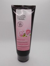 Dead Sea Essentials by Ahava Rose Salt Scrub 7.5 ounce NEW