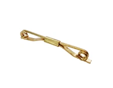 Vintage Collar Bar Clip Spiral End Formal Suit Accessory Men Wedding Jewelry