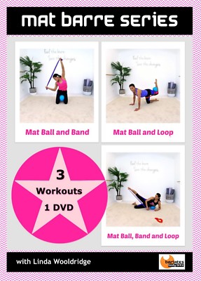 BARRE PILATES BALL DVD - Barlates Body Blitz MAT BARRE SERIES 3 ...
