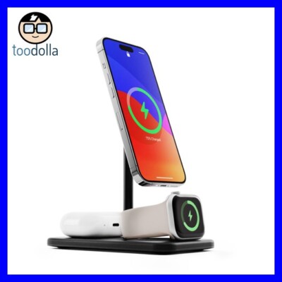 TWELVE SOUTH HiRise Deluxe 3-in-1 wireless charging stand