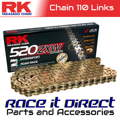 RK Chain for Honda NX650 Dominator (RD08) 1995-2001 Gold XW-Ring