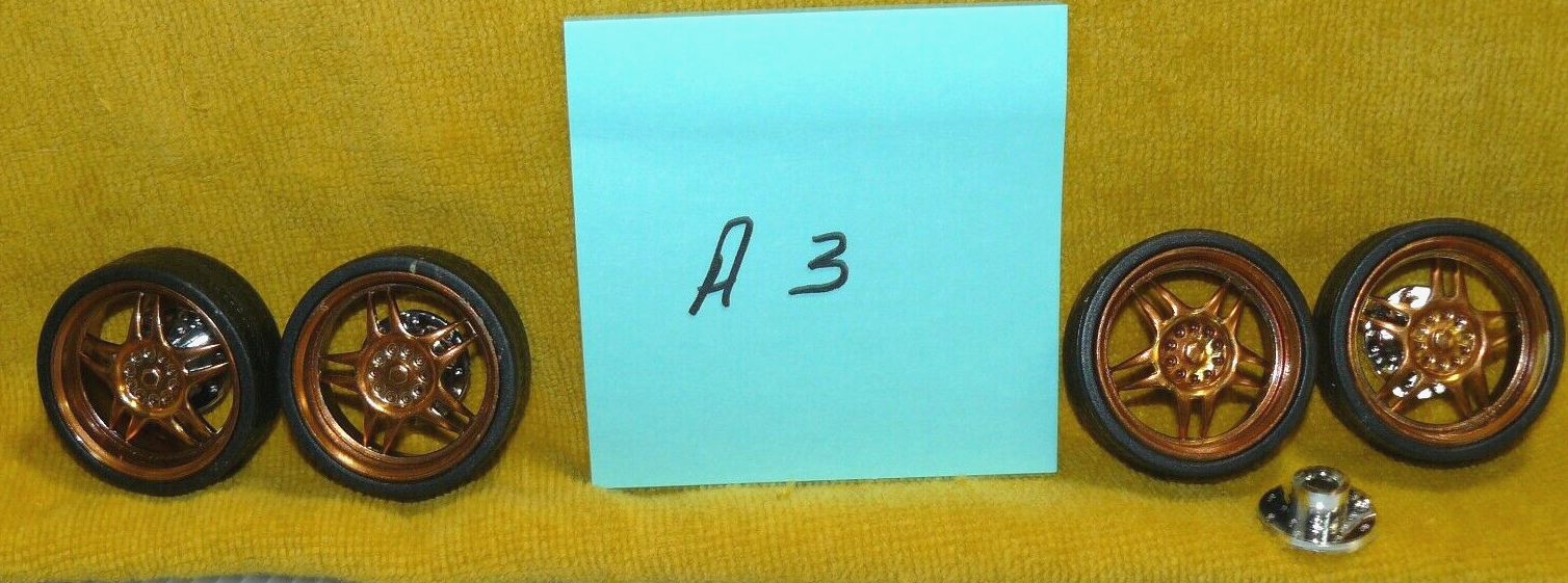 1/18   A-3 set of custom wheels , to interchange or for display-image