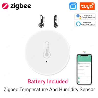 Temperature And Humidity Sensor Remote Monitor By Smart Life APP Battery Powered