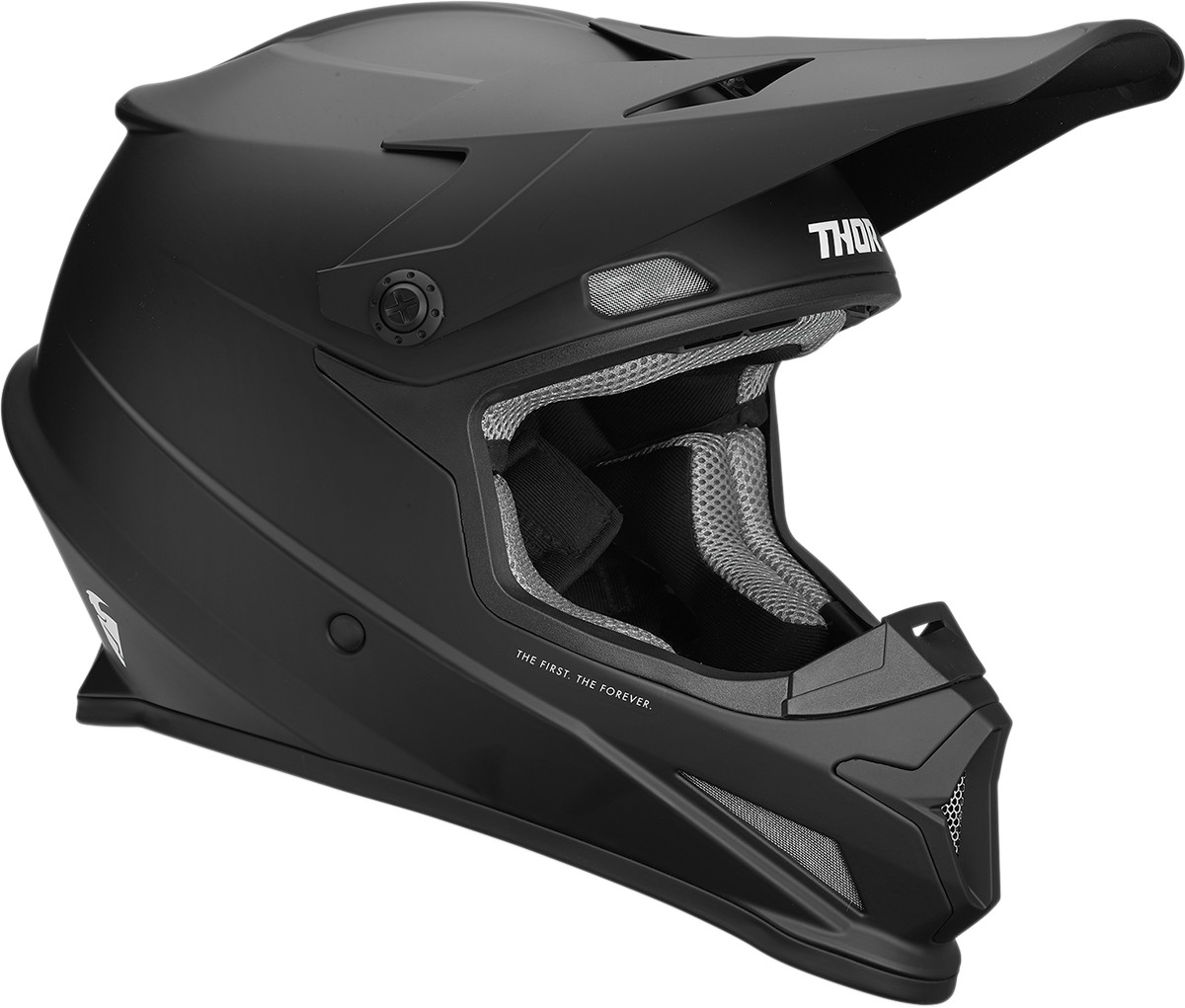 Thor S9 Sector Solid Color Helmet Sm Black