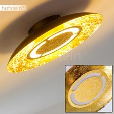 LED Design Deckenleuchte Wohn Schlaf Flur Zimmer Leuchten Lampen Goldfarben 12W