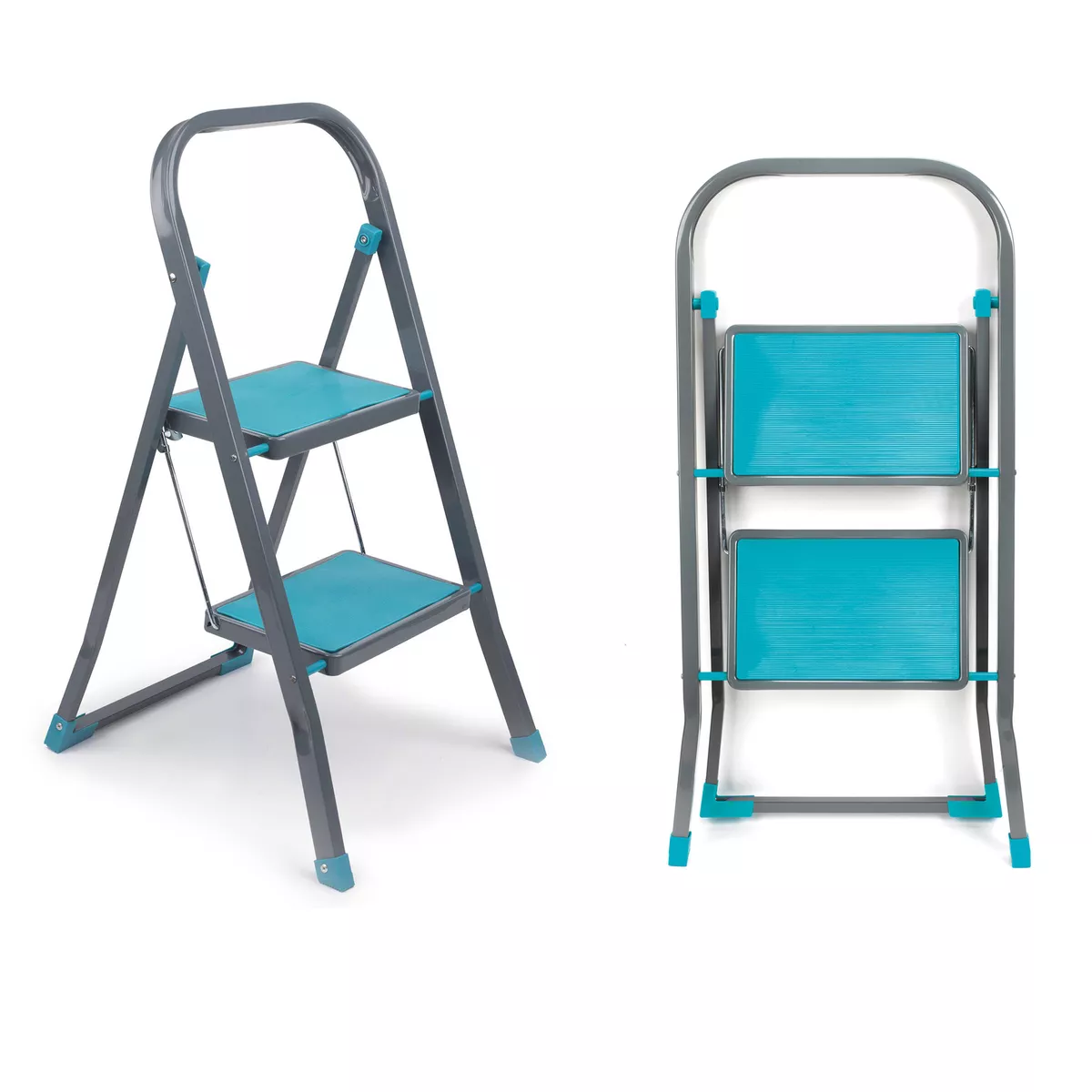 Beldray 2 Step Ladder Foot Stool Non Slip Fold Away Compact