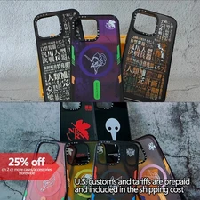 Evangelion Casetify Cases for iPhone 13-17 optional MagSafe & Kickstand