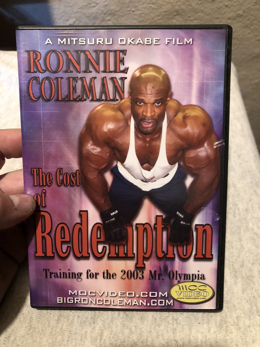 Ronnie Coleman The Cost Of Redemption Mr Olympia Bodybuilding DVD