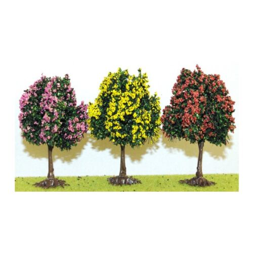 3 alberi fiorenti 6 cm Tronco in plastica ( Er Decor - ER.2485 ) - Foto 1 di 1