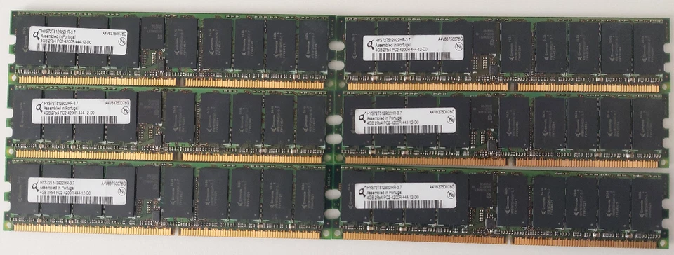 Qimonda DDR2-RAM 6x4GB PC2-4200R ECC