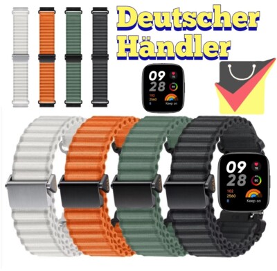 Nylon Armband für Xiaomi Mi smart Watch Lite 3 / Redmi Watch 3, Sport Band strap