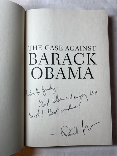 Signed, The Case Against Barack Obama By David Freddoso 2008 1st 1st Like New - Picture 2 of 10