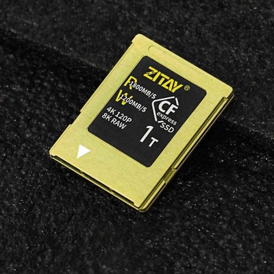 ZITAY 3rd Gen CFexpress to SSD CFexpress Card Reader fr S52 Canon R1 XH2 XH2S Z8