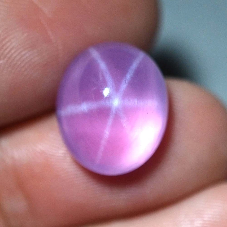 17.30 Ct 15x12.4 MM Pink Star Sapphire 6 Rays Lab Created Corundum VDO PS2054 - Image 4 of 4