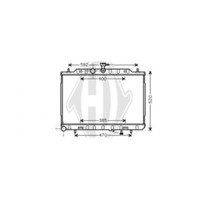 Diederichs KüHler WasserküHler MotorküHler FüR Nissan X-Trail T31 DCM1864