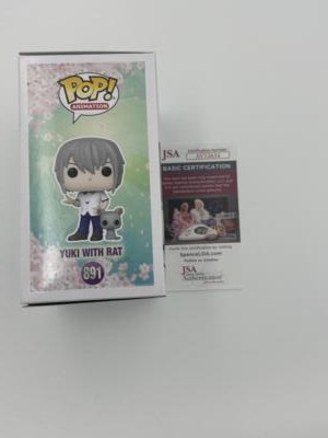 ERIC VALE SIGNED YUKI SOMA WITH RAT FUNKO FRUITS BASKET ANIME