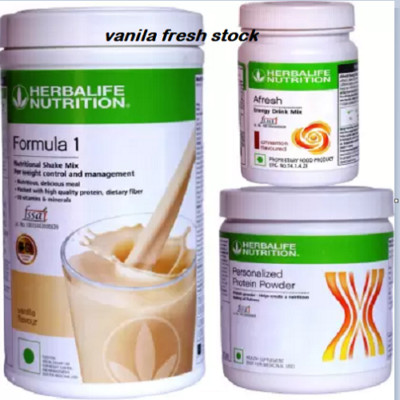 Herbal Formula 1 Combo of Vanilla Shake + Protein Powder & Afresh Cinnamon