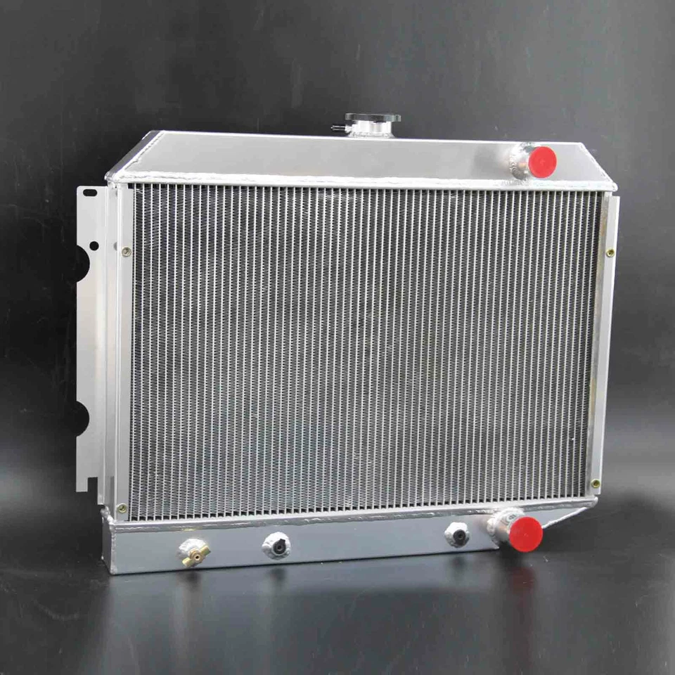 4 Row Radiator For 1968-1974 Plymouth Barracuda GTX Dodge Challenger Coronet AT - Image 2 of 4