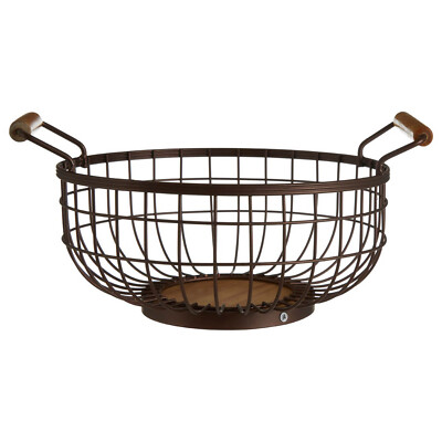 Vertex Bronze Metall Obst Gemüse Regal Korb Halter Gemüse Pulverbeschichtet