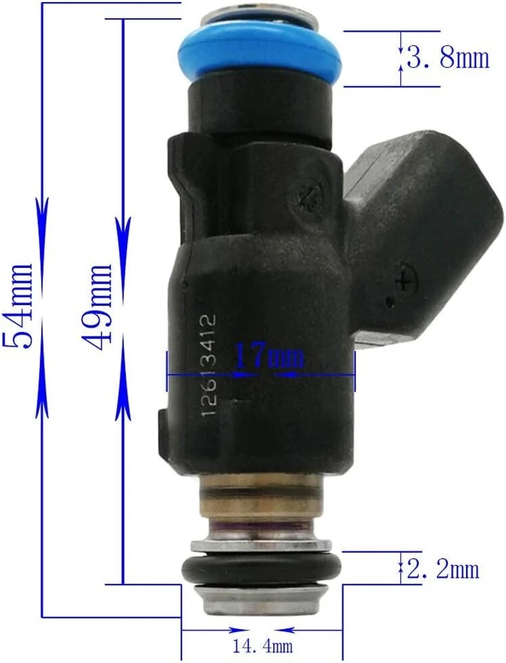 Inyectores de combustible Acdelco X8 nuevos OEM para Chevrolet Suburban 1500 2010-2014 5,3 L V8 Foto 4 de 4