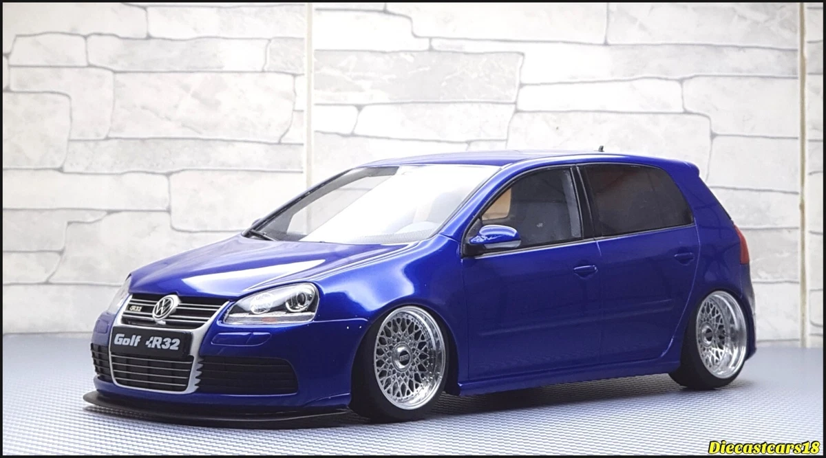 1/18 OttoMobile Volkswagen Golf V R32 Blue Custom Rims Bbs Classic | eBay