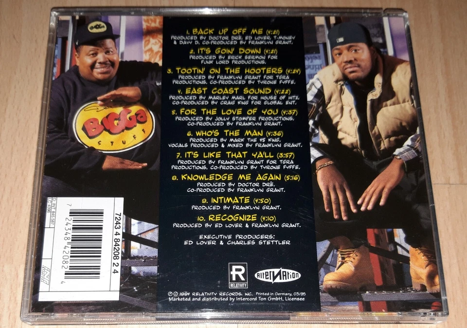 DOCTOR DRE & ED LOVER - Back Up Off Me - Album CD RAP Hip Hop 1994 ERICK SERMON - Bild 3 von 4