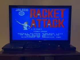 Racket Attack (Nintendo NES) Cleaned Tested Working