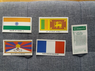 The Language Of Tea Cigarette Cards - Pick From List