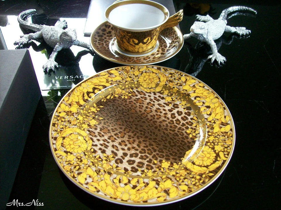 Rosenthal Versace Floralia Wild Set Teller + Tasse 25 Jahre Versace *NEU & OVP*