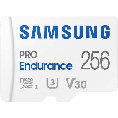 Micro SD 256GB Samsung PRO Endurance MicroSDXC UHS-I U3 inkl. Adapter
