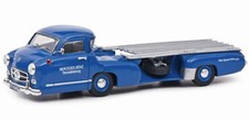 Schuco 1/43 Mercedes-Benz Racing Transporter Blaues Wunder Japan Model