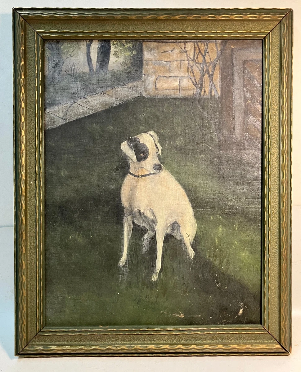 油画狗艺术绘画| eBay