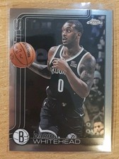 2025-26 TOPPS CHROME DARIQ WHITEHEAD #91 BROOKLYN NETS 