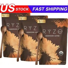 3PACK NEW Organic Mushroom Coffee 30 Servings Instant Coffee Mix