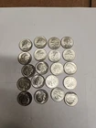 Lot Of 20 Silver Dimes 1946 Roosevelt Dimes Uncirculated 90 Silver Nice Lot.