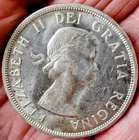 1858-1958  Canada Silver Dollar- 80% Silver - British Columbia
