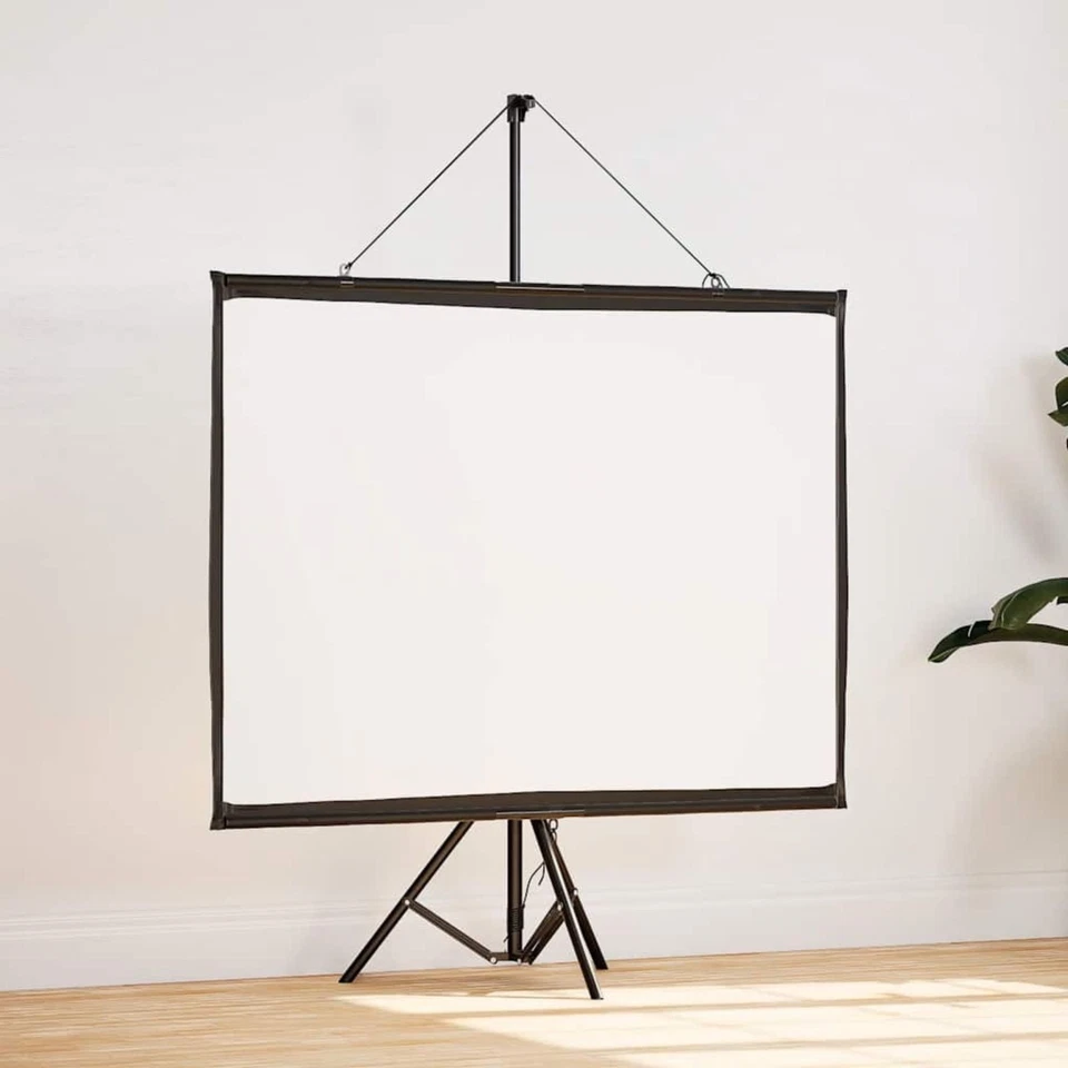 Manual Projection Screen with Tripod Home Theater Presentation Screen 1:1 vidaXL - Image 2 of 4