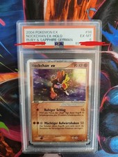 Nockchan ex  #98 EX Ruby & Sapphire - Deutsch - PSA 6 mit Swirl
