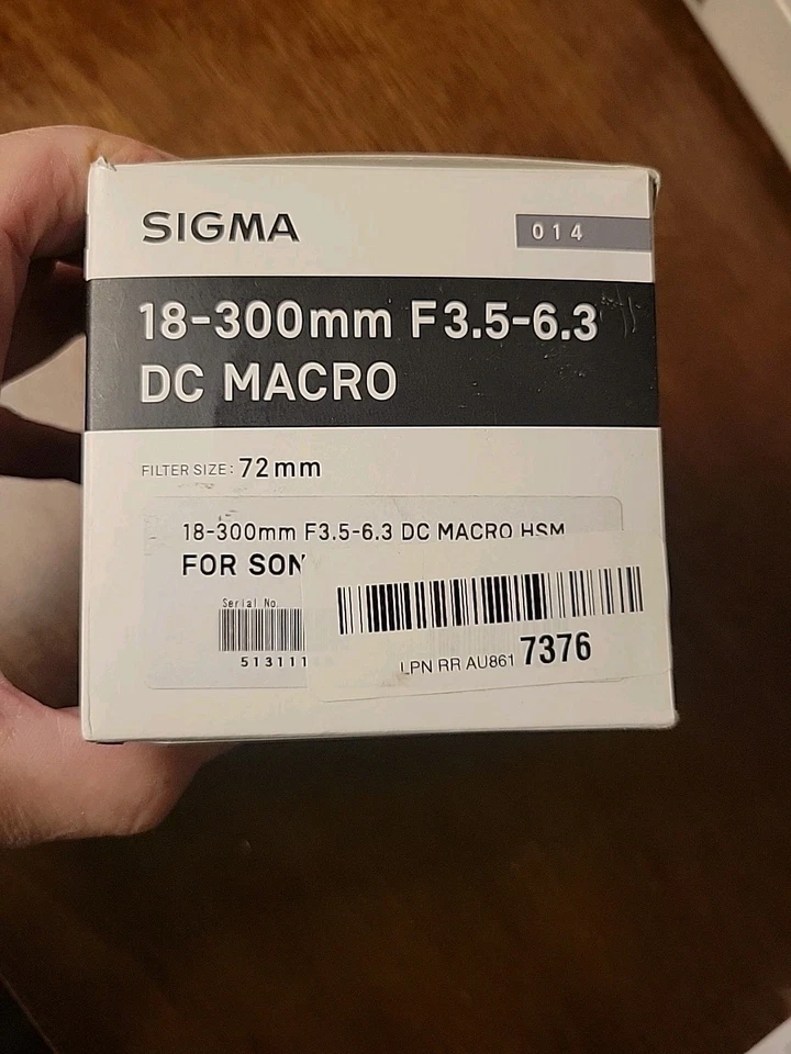 SIGMA 18-300mm F3.5-6.3 DC MACRO HSM  Sony A Mount - Image 4 of 4