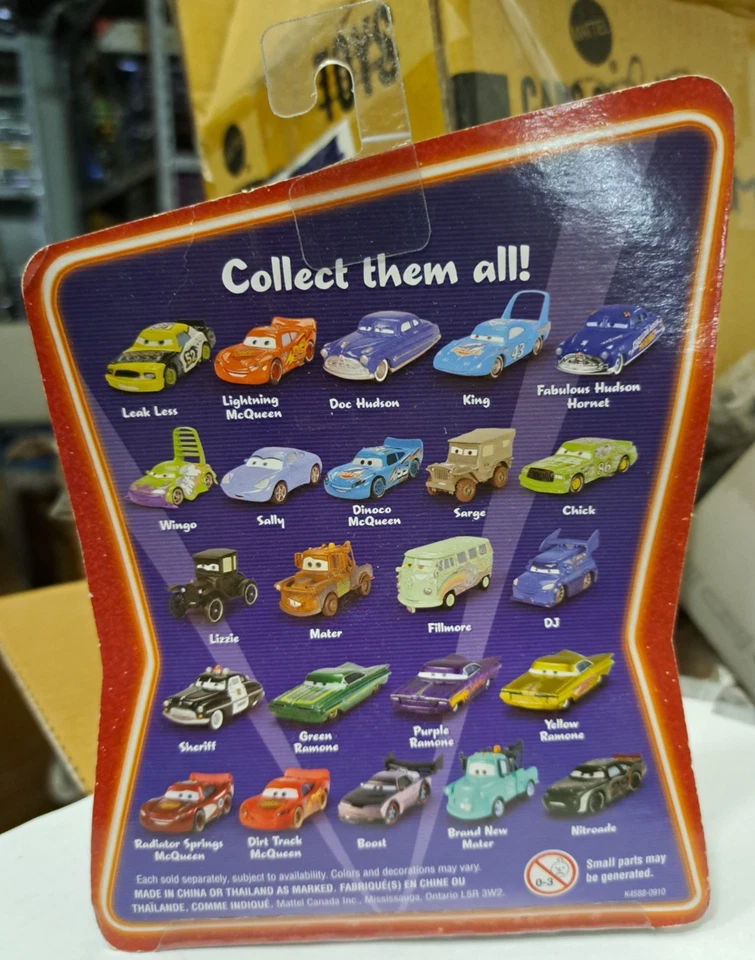 CARS - FABULOUS DOC HUDSON HORNET White Rims - Mattel Disney Pixar - Immagine 2 di 2