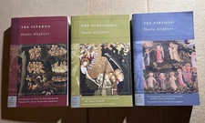 SET OF 3 THE INFERNO THE PURGATORIO THE PARADISO Barnes & Noble trade paperbacks