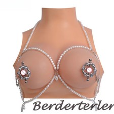 Claws Nipple Clips Chest Jewelry Featuring Leather Alloy Pearl or Choker Women