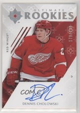 2018-19 Ultimate Collection Rookies Tier 1 Autographs Dennis Cholowski Auto 0nn