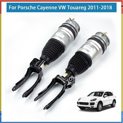 Pair of Front Air Suspension Shocks For Porsche Cayenne Touareg Models 2011-2018
