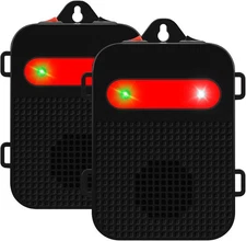 Ultrasonic Rodent Repellent for Car Engine, Battery Pest Deterrent 2 Pack