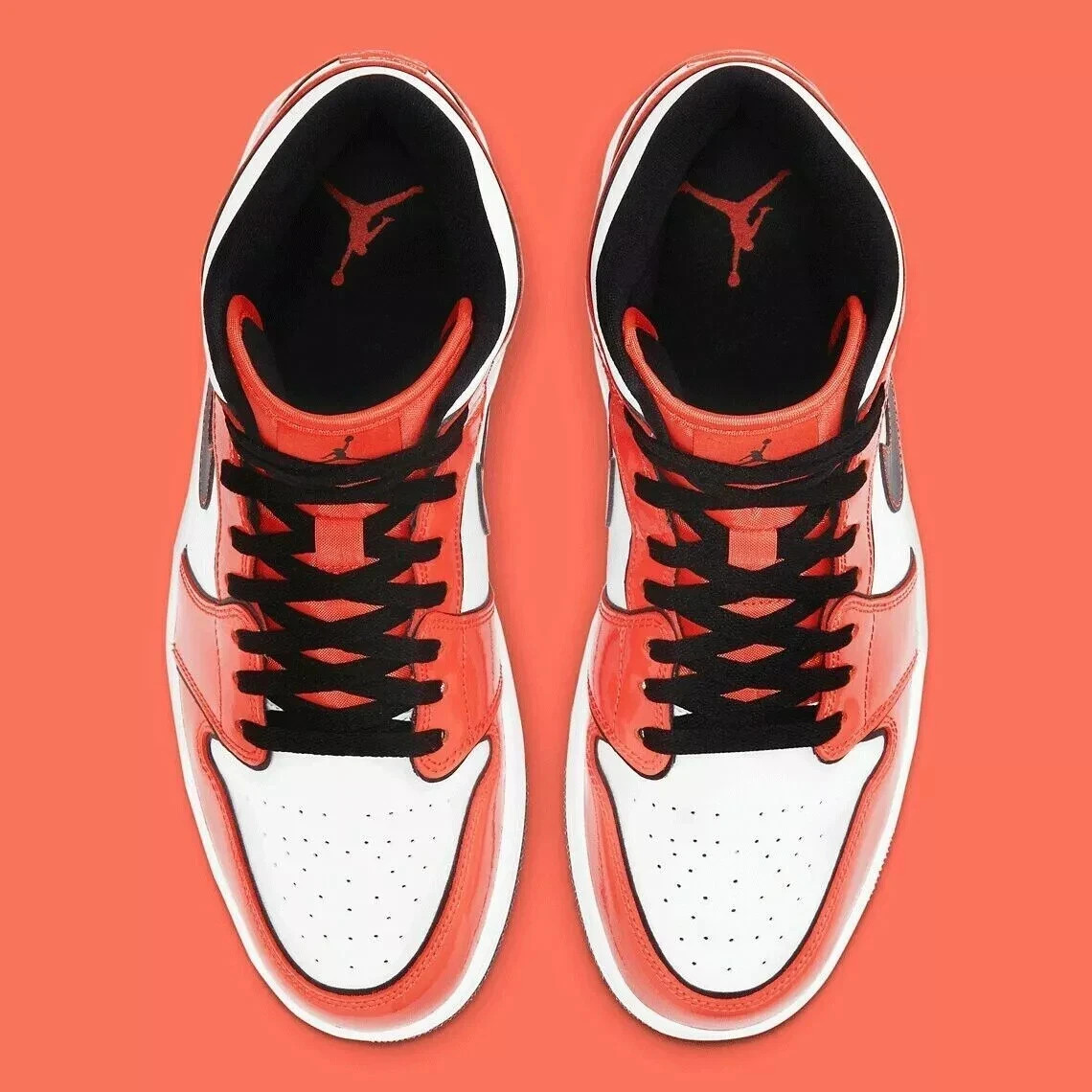 Nike Air Jordan 1 Mid SE (GS) Shoes Turf Orange BQ6931-802 Gradeschool Youth NEW thumbnail 4