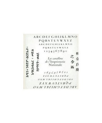 Les Caracteres de L'Imprimerie Nationale, COLLECTIF, ETIEMBLE ET PAUL-MARIE GRIN