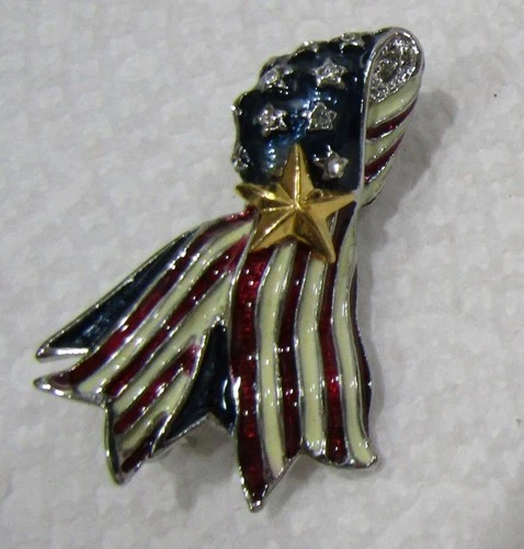 Lot #22 Jewelry Vintage 9/11 Gold Star Remembrance Pin