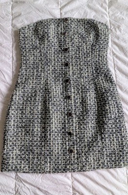 BRAND NEW Never Worn! Tags On!Gorgeous B&W Tweed Hints of Bluey-Purple